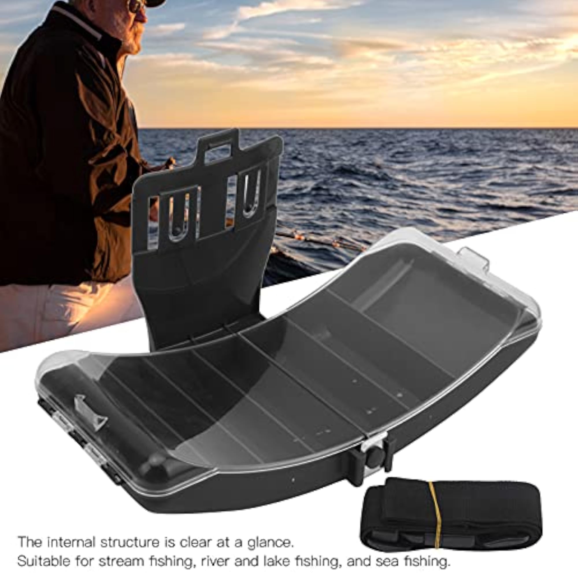 Waist Fishing Box, Compact Size Lightweight Design